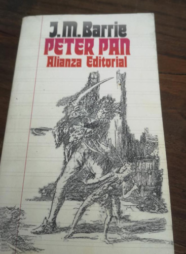 Portada del libro de Peter pan- Barrie, J. M.- Editorial Alianza