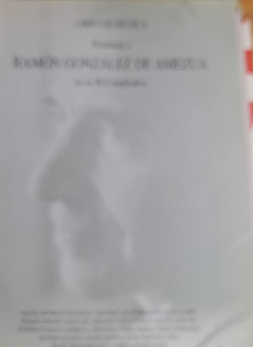 Portada del libro de Homenaje a Ramón González de Amezua en su 80 cumpleaños: libro de música.