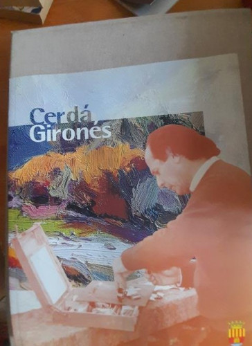 Portada del libro JORGE CERDA GIRONES-CATALOGO DE ARTE-AÑO 1999.