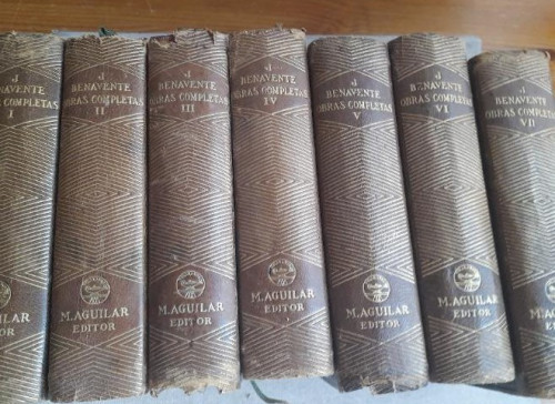 Portada del libro de Obras completas. Jacinto Benavente. VOL 1,2,3,4,5,6, y 7. Buen estado. 1940