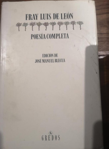 Portada del libro de Poesia completa: 190 (VARIOS GREDOS)