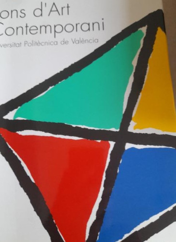 Portada del libro de FONS D'ART CONTEMPORANI. Universitat Politècnica de València año 1995 En castellano NUEVO