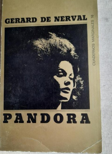 Portada del libro de Pandora. - NERVAL, Gérard de: