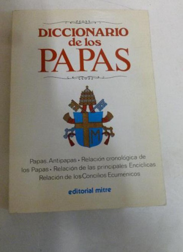 Portada del libro de Diccionario de los Papas