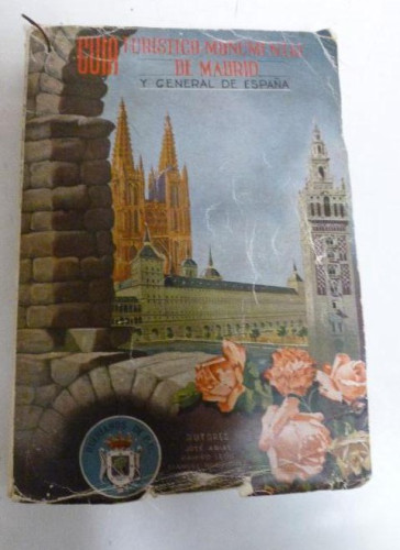 Portada del libro de Guía turístico-monumental de Madrid y general de España Arias, León y Rodriguez. 1951 322pp