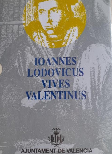 Portada del libro de IOANNES LODOVICUS VIVES VALENTINUS 2 vol. Sobre la concordia y el pacifismo de Luis Vives.