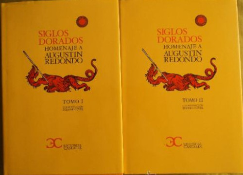 Portada del libro de SIGLOS DORADOS. HOMENAJE A AGUSTIN REDONDO. 2 VOL. ED. CASTALIA 2004