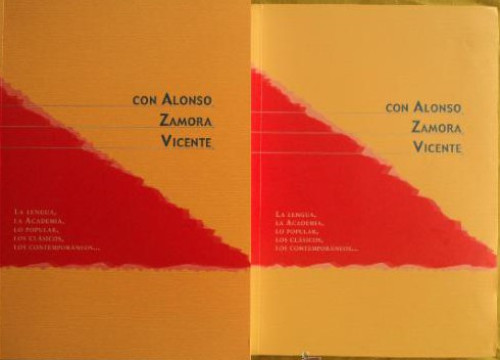 Portada del libro de CON ALOSON ZAMORA VICENTE.ACTAS CONGRESO INTERNACIONAL LENGUA.2 VOL 2003 UNIV.ALICANTE.1224 PAG