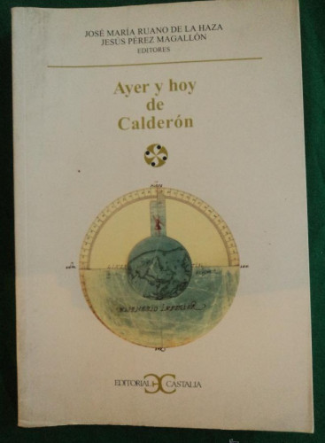 Portada del libro de Ayer y hoy de Calderón . (LITERATURA Y SOCIEDAD. L/S.)