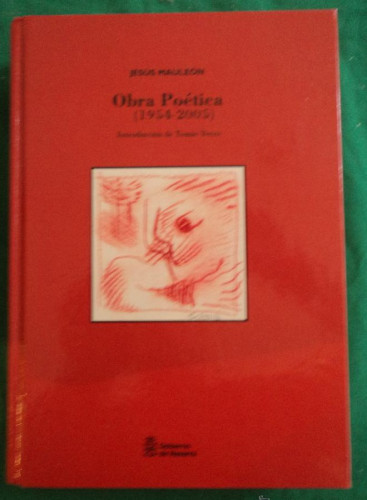 Portada del libro de OBRA POETICA 1954-2005 JESUS MAULEON. GOB. NAVARRA. 2005 560 PAG