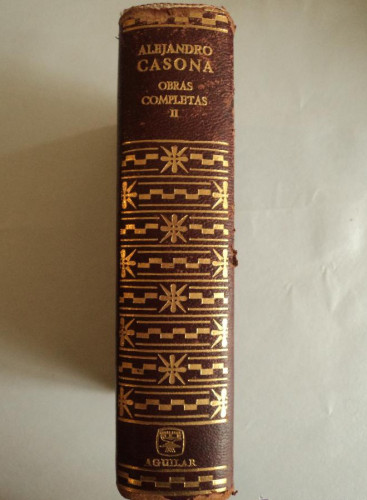 Portada del libro de ALEJANDRO CASONA OBRAS COMPLETAS. VOL. 2 ED. AGUILAR. 1967 1466 PAG