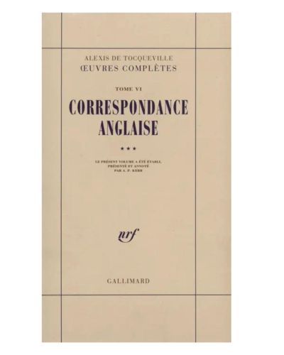 Portada del libro de Correspondance anglaise TOME VI