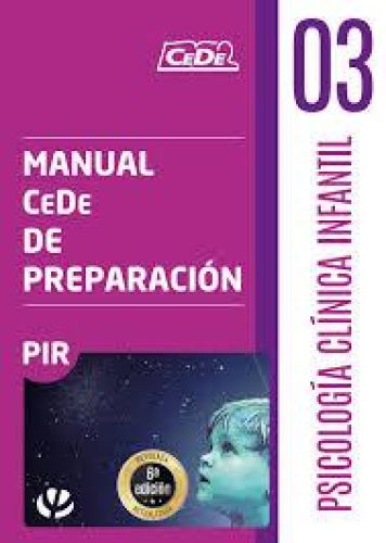 Portada del libro de Psicología clínica infantil MANUAL DE PREPACIÓN 3