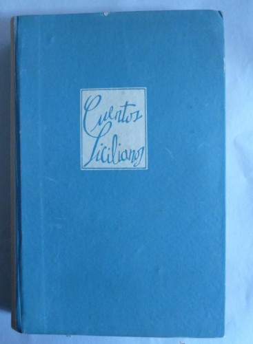 Portada del libro de CUENTOS SICILIANOS. LUIS PIRANDELLO. ED.MEDITERRANEO. 293 PAG