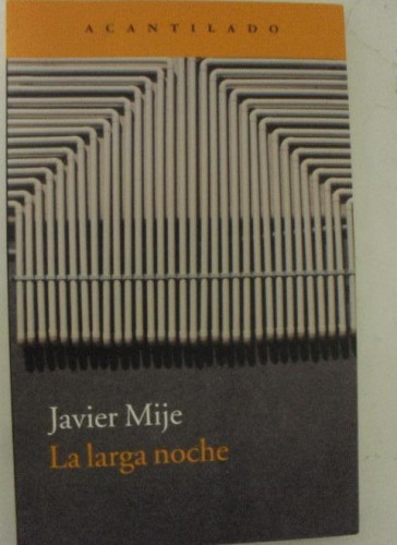 Portada del libro de La larga noche (Narrativa del Acantilado)