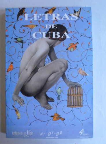 Portada del libro de LETRAS DE CUB A. ED. CEDRO N 91-92 2005 362 PAG