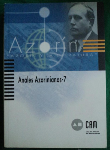 Portada del libro de ANALES AZORINIANOS-7 CAM. 1999 365 PAG