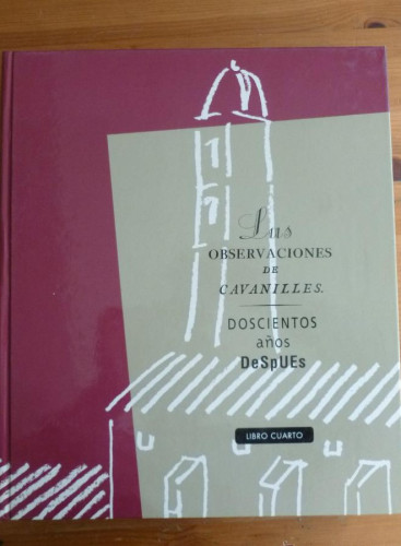 Portada del libro de Las Observaciones de Cavanilles : doscientos años después