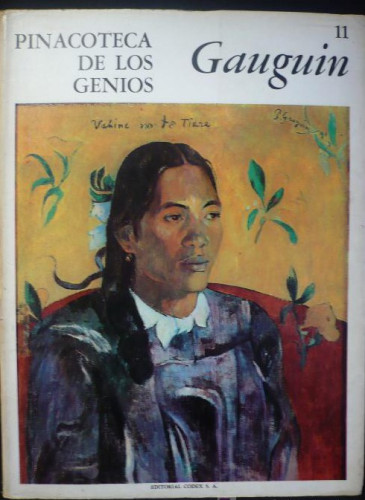 Portada del libro de GAUGIN. PINACOTECA DE LOS GENIOS. Nª11. ED.CODEX