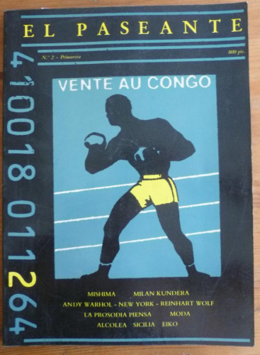 Portada del libro de EL PASEANTE. Nº 2. PRIMAVERA. VENTE AU CONGO. 1986 114 PAG