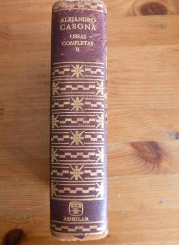 Portada del libro de OBRAS COMPLETAS II. ALEJANDRO CASONA. AGULAR. 1967 1466 PAG