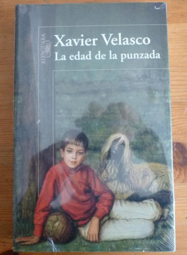 Portada del libro de LA EDAD DE LA PUNZADA. XAVIER VELASCO. ED. ALFAGUARA. 2013 312 PAG