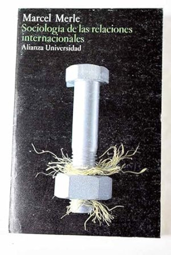 Portada del libro de Sociología de las relaciones internacionales