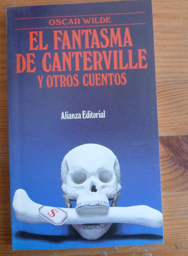 Portada del libro de EL FANTASMA DE CANTERVILLE Y OTROS CUENTOS. OSCAR WILDE.ALIANA ED. 1995 150 PAG