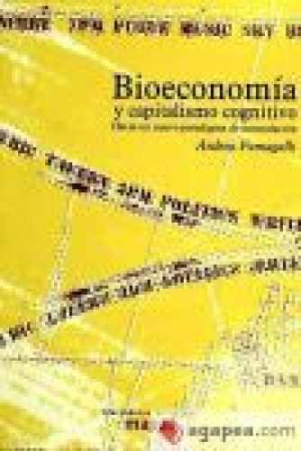 Portada del libro de Bioeconomía y capitalismo cognitivo