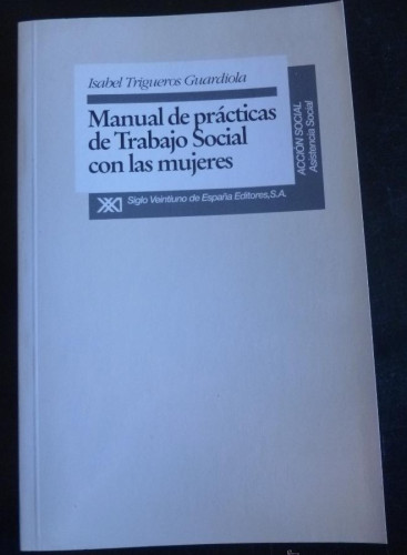 Portada del libro de Manual de prácticas de trabajo social con las mujeres (Acción social)