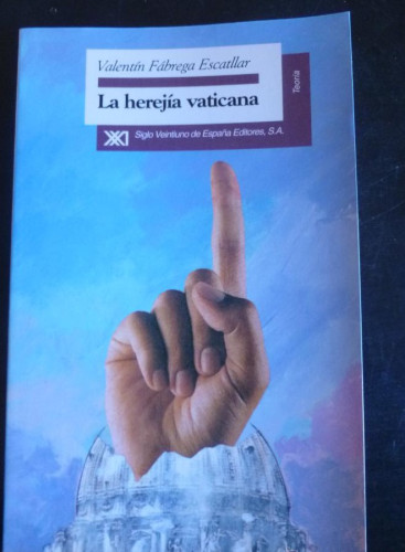 Portada del libro de La herejía vaticana