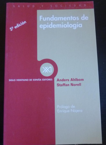 Portada del libro de Fundamentos de epidemiología (Salud y sociedad)