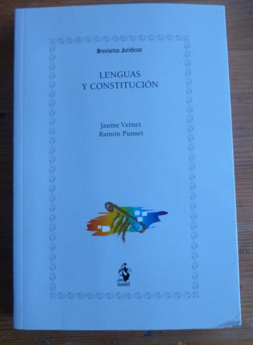 Portada del libro de Lenguas y Constitución