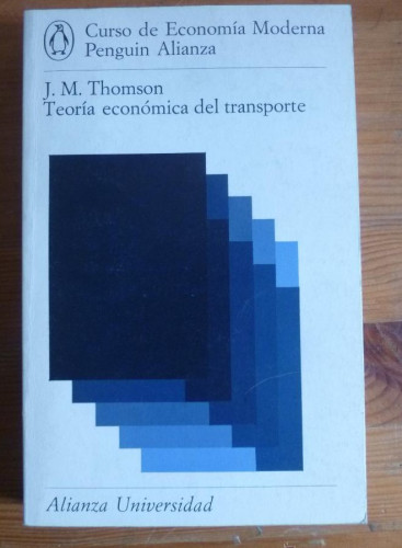 Portada del libro de TEORÍA ECONÓMICA DEL TRANSPORTE