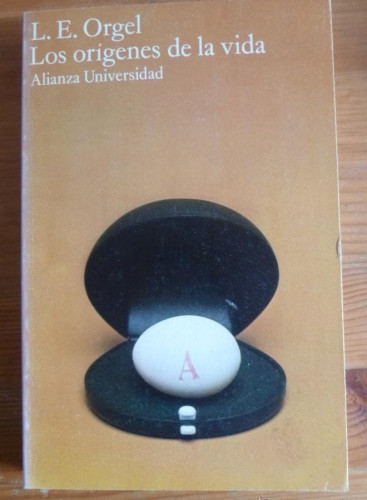 Portada del libro de Los orígenes de la vida: Moléculas y selección natural (Alianza Universidad (Au))