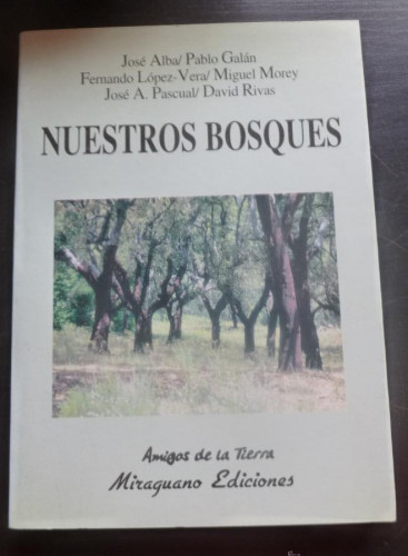 Portada del libro de Nuestros bosques (Ecología)