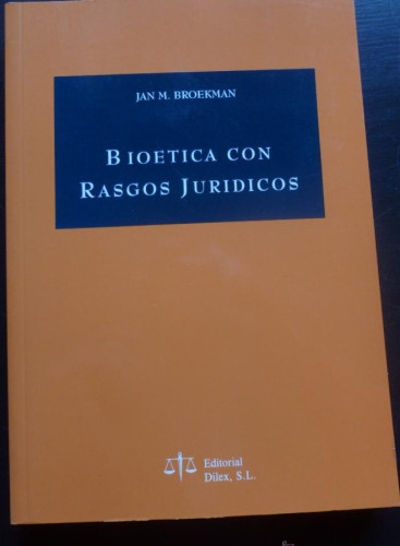 Portada del libro de Bioética con rasgos jurídicos