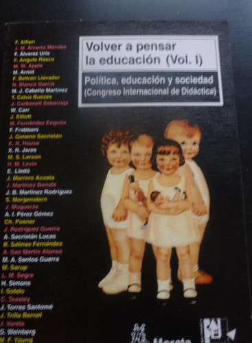 Portada del libro de POLÍTICA, EDUCACIÓN Y SOCIEDAD (volver a pensar la educación)