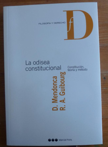 Portada del libro de La odisea constitucional (Filosofía y Derecho)
