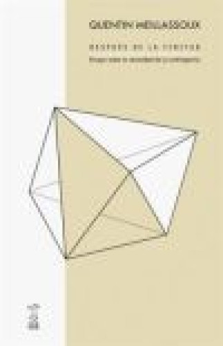 Portada del libro de Despues de la finitud: ensayo sobre la necesidad de la contingencia