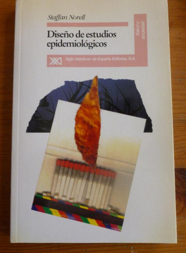 Portada del libro de Diseño de estudios epidemiológicos (Salud y sociedad)