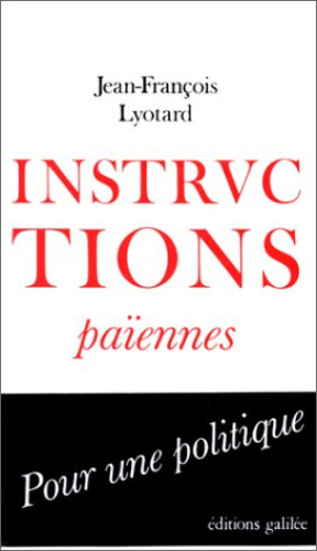 Portada del libro de Instructions: Paiennes