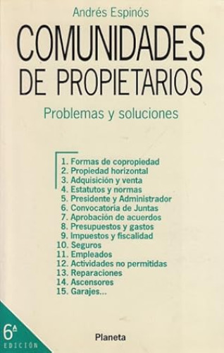 Portada del libro de Comunidades de propietarios. Problemas y soluciones