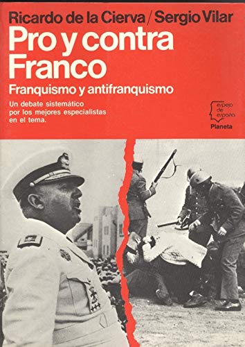 Portada del libro de Pro y contra Franco