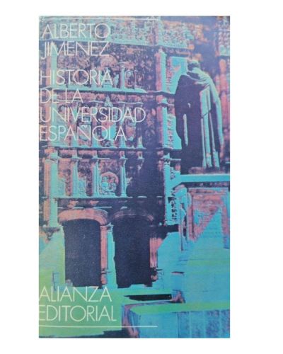 Portada del libro de Historia de la universidad española