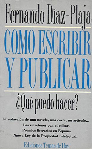 Portada del libro de Cómo escribir y publicar