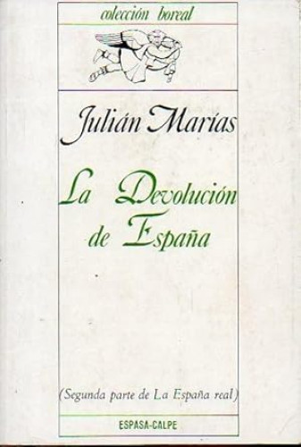 Portada del libro de La devolución de España