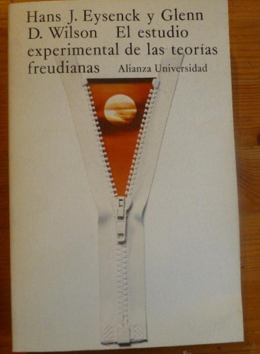 Portada del libro de EL ESTUDIO EXPERIMENTAL DE LAS TEORÍAS FREUDIANAS