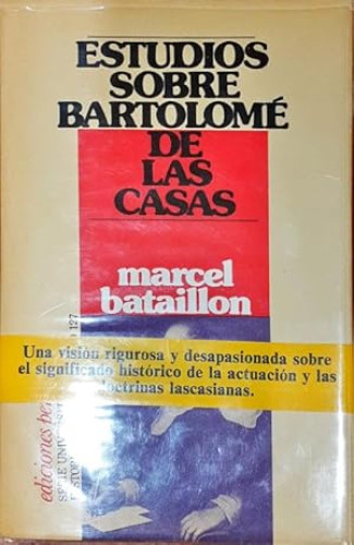 Portada del libro de Estudios sobre Bartolomé de las Casas