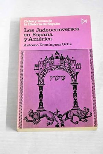 Portada del libro de Los judeoconversos en España y América